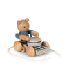 KONGES SLOJD WOODEN MUSICAL PULL ALONG BEAR