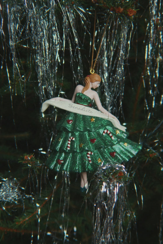 CHRISTMAS TREE BALLERINA DECORATION