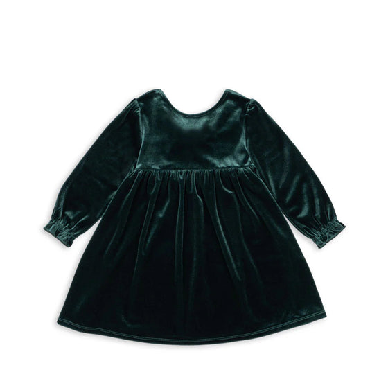 GIA BOW DRESS - PINE GROVE