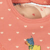 2 Pack Bibs - Coeur Lantana/Teddy Coeur