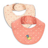 2 Pack Bibs - Coeur Lantana/Teddy Coeur
