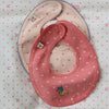 2 Pack Bibs - Coeur Lantana/Teddy Coeur