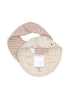 Konges Slojd 2 Pack Bibs Stripe Tricolore Petit Cielo Marino