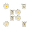 Konges Slojd 8 Pack Daisy Mini Hair Claw