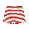 Konges Slojd Asnou Swim Shorts Stripe Rouge