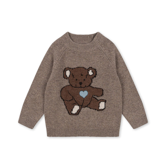 Konges Slojd BILLI KNIT JUMPER TEDDY BEAR