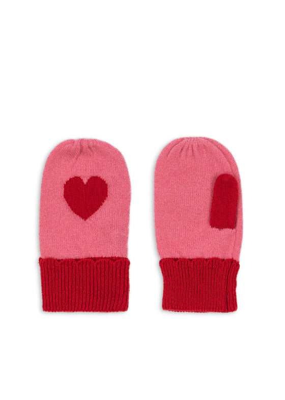 Konges Slojd COLLETTE MITTENS PINK
