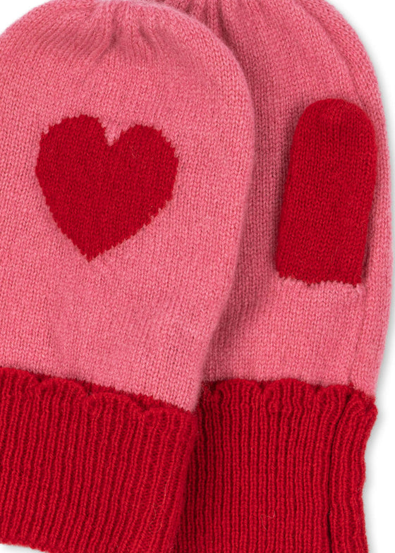 Konges Slojd COLLETTE MITTENS PINK