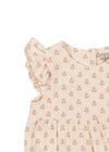 Konges Slojd Coco Frill Romper Carta Rosa