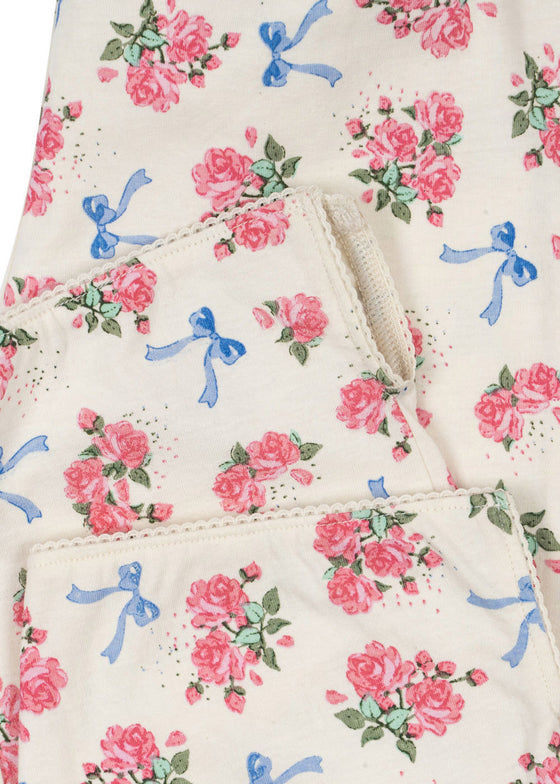 Konges Slojd GIO BOW PYJAMA SET BELLA ROSITA