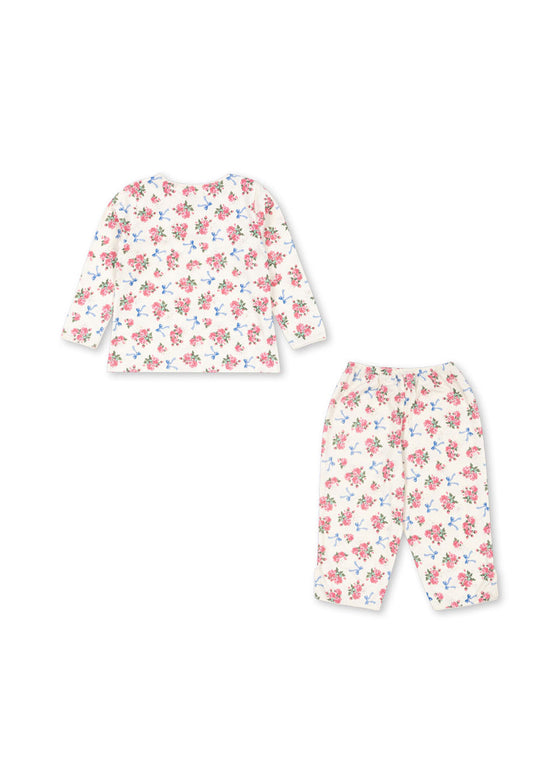 Konges Slojd GIO BOW PYJAMA SET BELLA ROSITA
