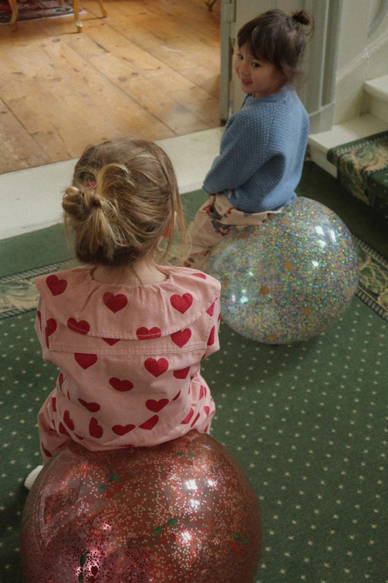 Konges Slojd GLITTER JUMP BALL LEMON