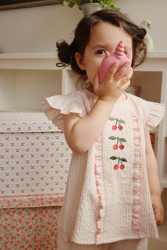 Konges Slojd GLITTER UNICORN WALKIE TALKIE SPARKLING PINK