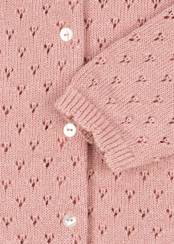 Konges Slojd HANNAH CARDIGAN MELLOW ROSE