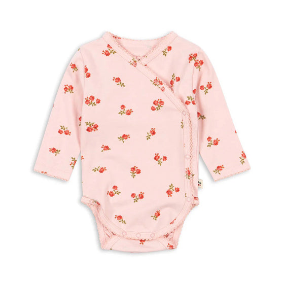 Konges Slojd LONG SLEEVED NEWBORN BODY ROSA PINK