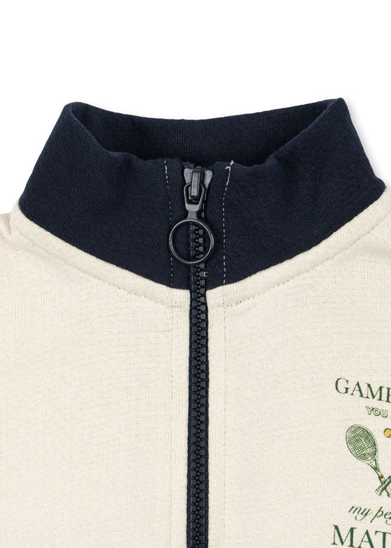 Konges Slojd LOUPY LOU HALF ZIP SWEAT TOTAL ECLIPSE