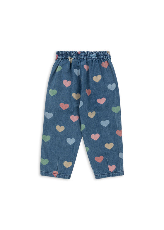 Konges Slojd MAGOT FRILL PANTS BON COEUR COLORE
