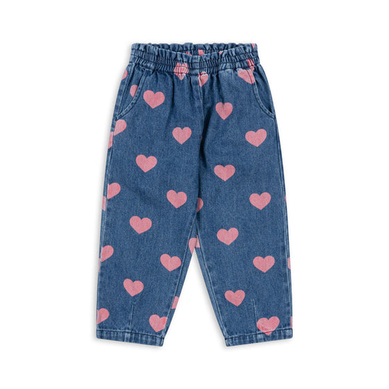 Konges Slojd MAGOT FRILL PANTS BON COEUR PINK