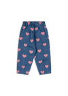 Konges Slojd MAGOT FRILL PANTS BON COEUR PINK