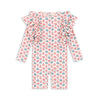 Konges Slojd Manuca Frill Onesie Lumina Rose