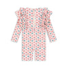 Konges Slojd Manuca Frill Onesie Lumina Rose