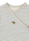 Konges Slojd NEWBORN ONESIE STRIPE BLUIE