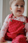 Konges Slojd NOLA DUNGAREES STRAWBERRY DOT