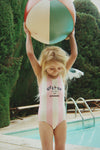 Konges Slojd Pomia Swimsuit Candy Rose Stripe