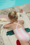 Konges Slojd Pomia Swimsuit Candy Rose Stripe