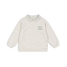  Konges Slojd SPORTY POLO TOP LIGHT GREY MELANGE