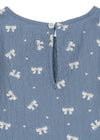 Konges Slojd VIDA DRESS BOUCLE BLUE