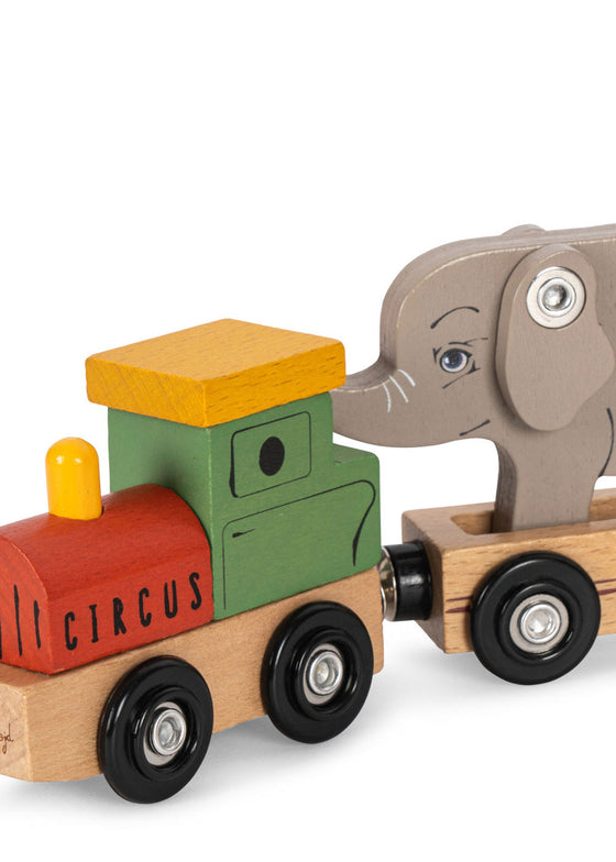 Konges Slojd WOODEN ANIMAL TRAIN