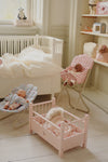 Konges Slojd WOODEN DOLL BED PINK