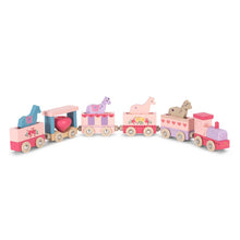  Konges Slojd WOODEN UNICORN TRAIN PINK