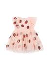 Konges Slojd Yvonne Frill Dress Strawberry Rose