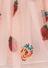 Konges Slojd Yvonne Frill Dress Strawberry Rose