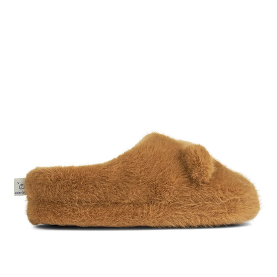 Liewood Aviaja Bear Slippers Golden caramel