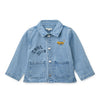 Liewood Kinsley Placement Denim Overshirt Cool Kids Light Blue Denim