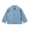 Liewood Kinsley Placement Denim Overshirt Cool Kids Light Blue Denim