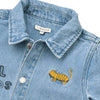 Liewood Kinsley Placement Denim Overshirt Cool Kids Light Blue Denim