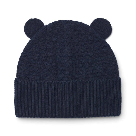 Liewood Miller Beanie With Ears Classic Navy