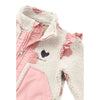 Liewood Noam Pile Jacket with Frill Spot Dot Sandy Rose Blush Mix