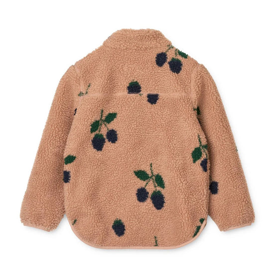 Liewood Nolan Pile Jacket Berry Pale Tuscany