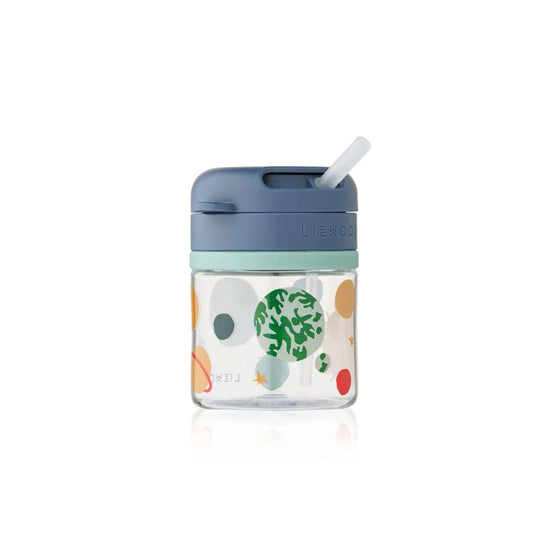Liewood Pavia Tritan Straw Cup 280ml Universe Classic navy
