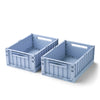 Liewood Weston Storage Box M Dusty lavender 2 pack