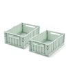 Liewood Weston Storage Box M Light Peppermint 2 pack