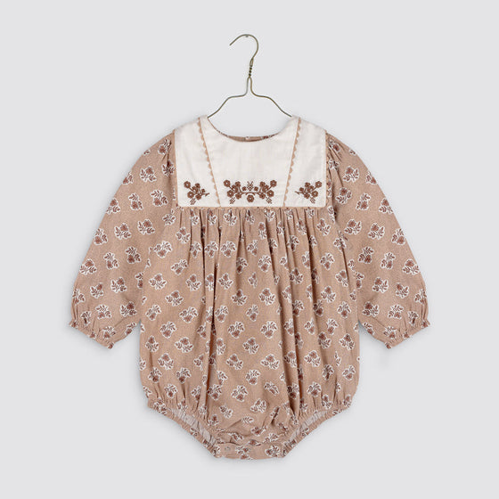 Little Cotton Clothes Eliza Romper Hollyhock Floral