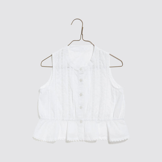 Little Cotton Clothes Hazel Blouse Off White