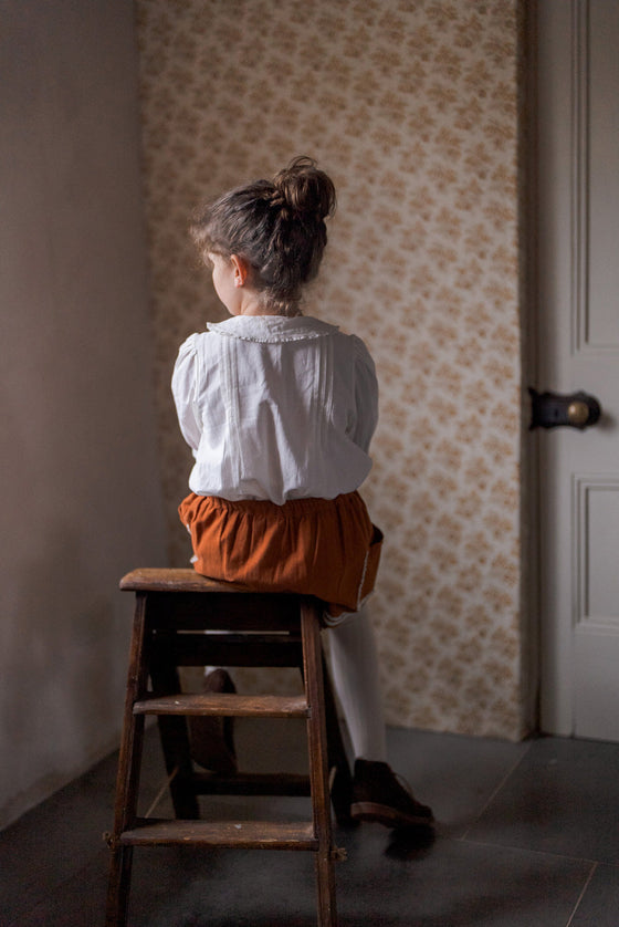 Little Cotton Clothes Ivy Blouse Off white