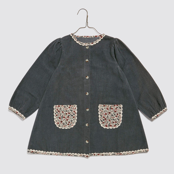 Little Cotton Clothes Jules Dress Velvet Juniper